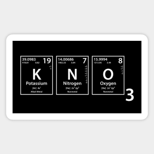 Potassium Nitrate (KNO3) Saltpeter Gunpowder Sticker